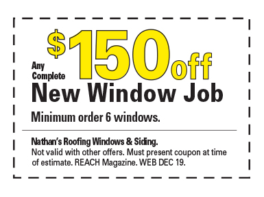 $150 off New Window Job